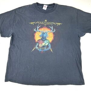 Vintage Y2K Mastodon Band Blood Mountain Tour T Shirt Original (XL) Metal Tee